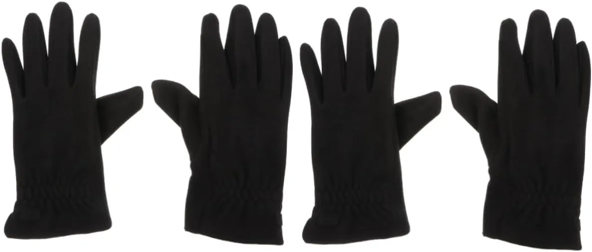 2 Pairs Windproof Hand Gloves Touchscreen Winter Sports Gloves for Cold Weather Protection