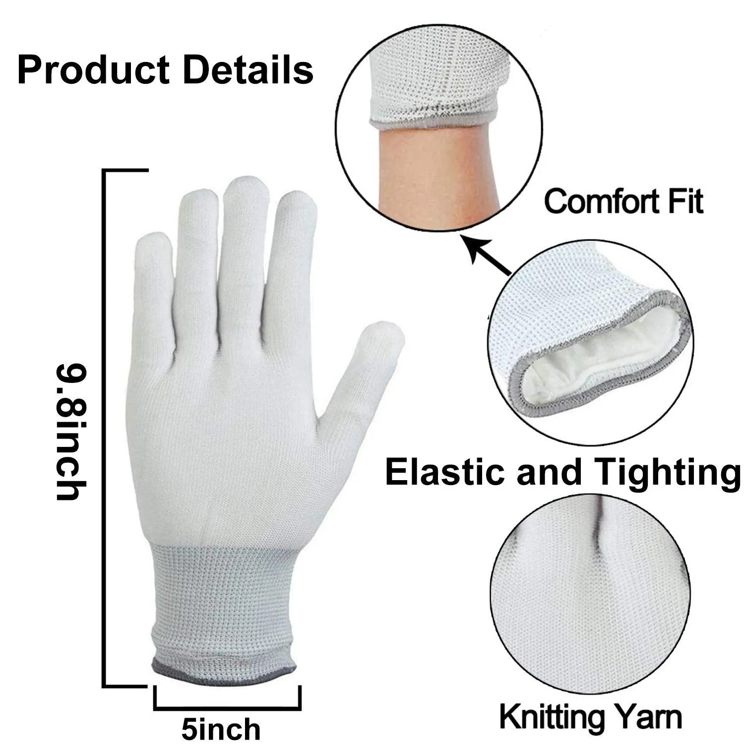 3 Pairs LED Gloves 6 Flash Mode Light Up Gloves Halloween Gloves for Boys Girls Kids Adults Gifts Glow in the Dark Party Favors Halloween Christmas Costume Birthday Clubbing Classroom Fun Toys Gift