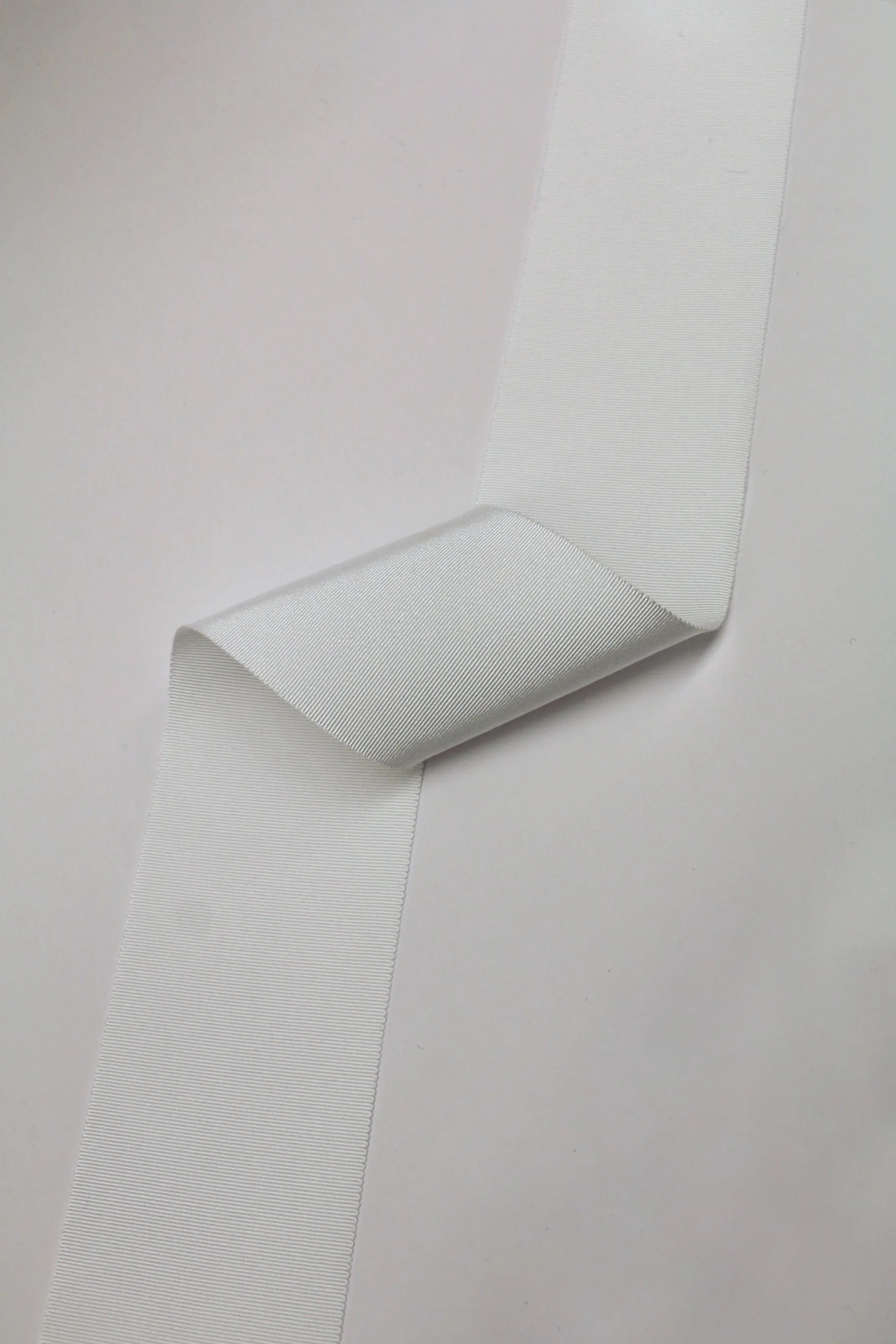 75mm Grosgrain Ribbon - White
