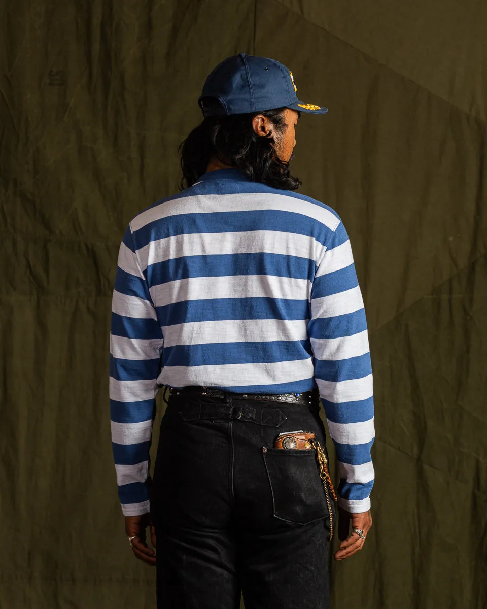 Buco Stripe L/S Tee - White/Blue