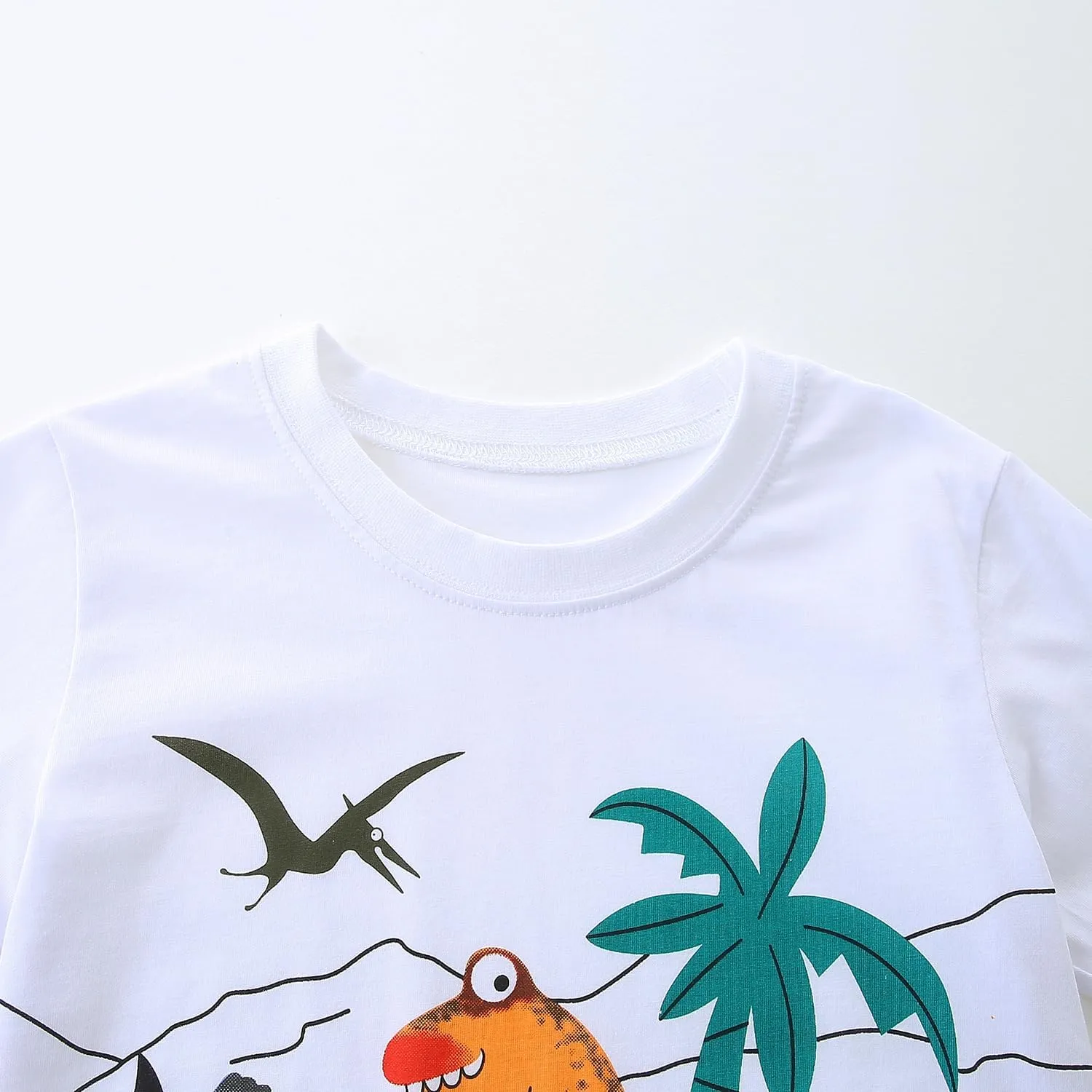 Bumeex Toddler Boys Cotton Clothing Sets Short Sleeve Tee and Shorts