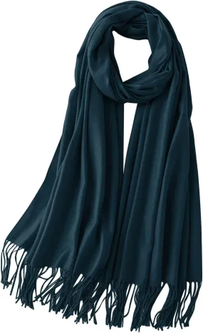 Cashmere Wool Shawl Scarf,Winter Thick Super Soft Pashminas Shawl Wrap Fall Winter Elegant Scarf