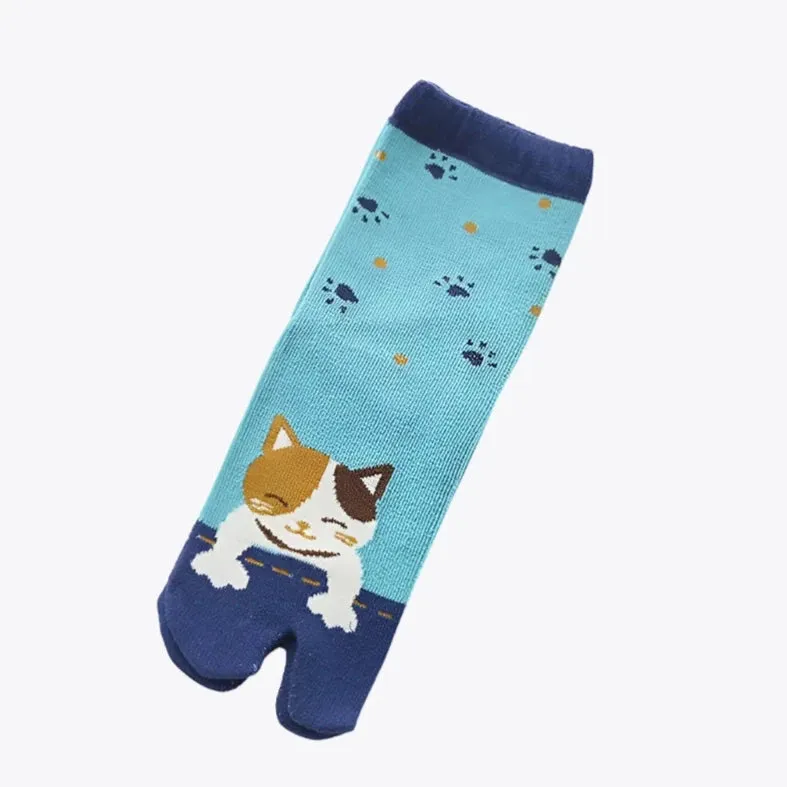 Cat Tabi Socks