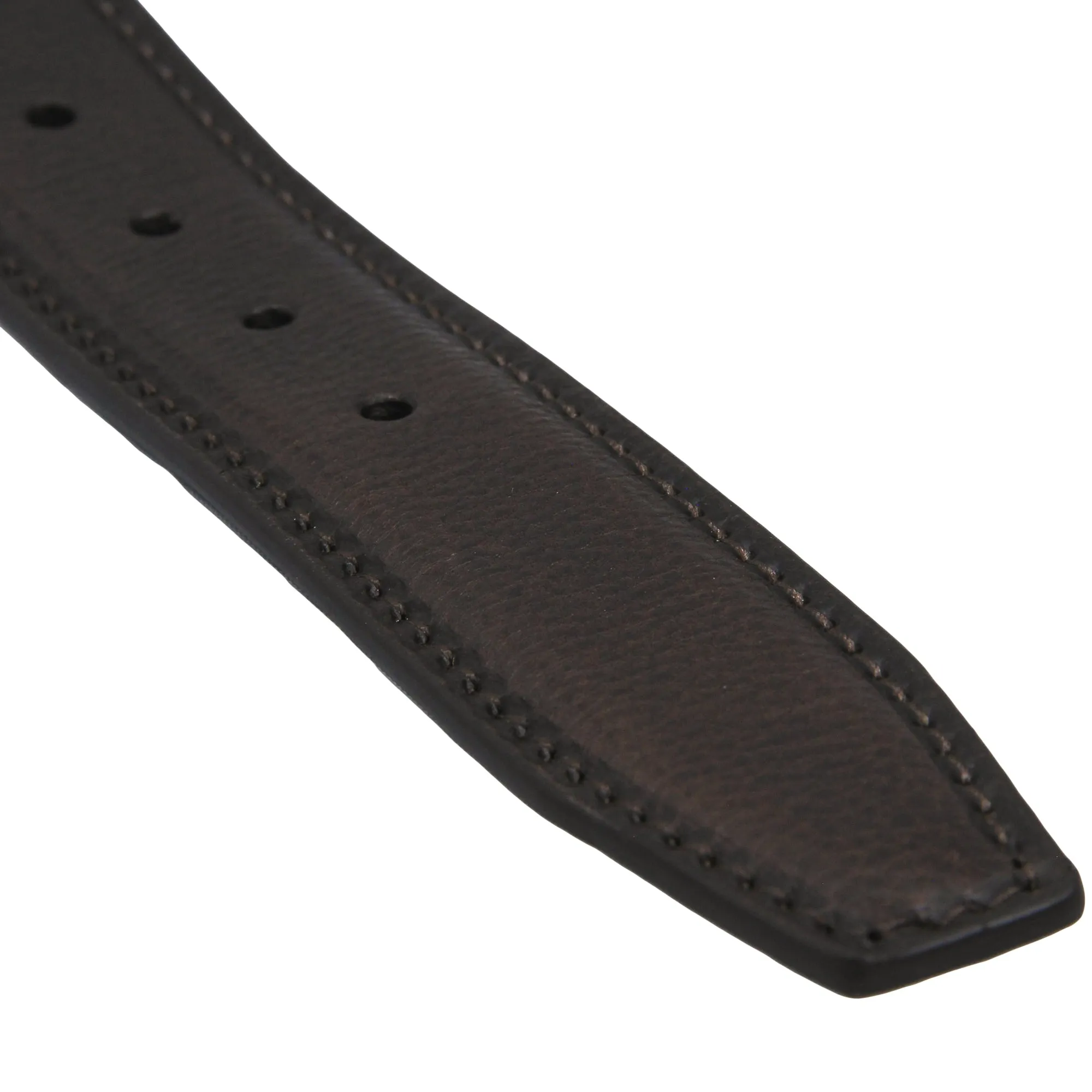 Chocolate Brown Soft Tumbled Leather Belt - Anderson's