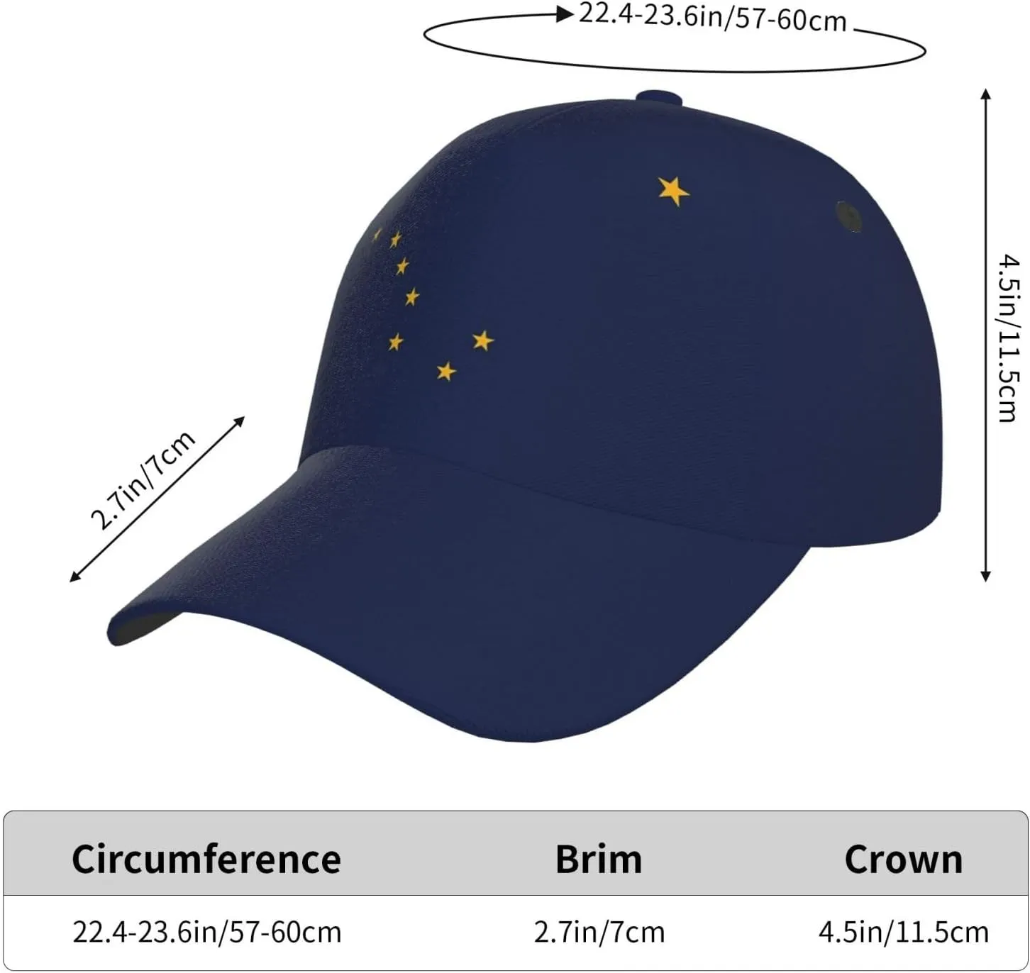 Cute Funny State Flag Trucker Hat for Men Women Retro Adjustable Snapback Baseball Hat Flag Cap