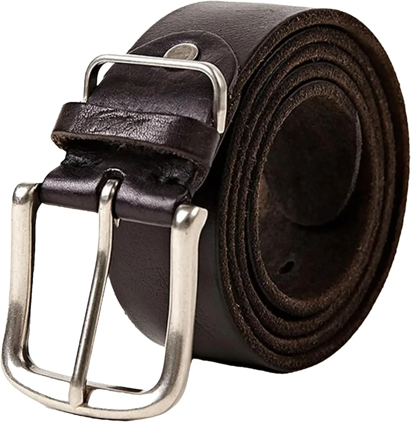 Dcvmvmn Men's Dress Business Natural Leather Belt Casual Soft Genuine Leather Jeans Belt's