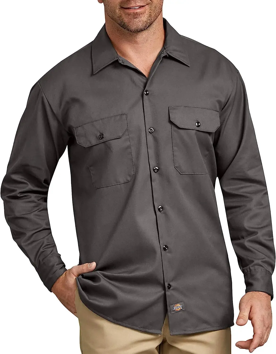 Dickies Men's Long-Sleeve Work Shirt