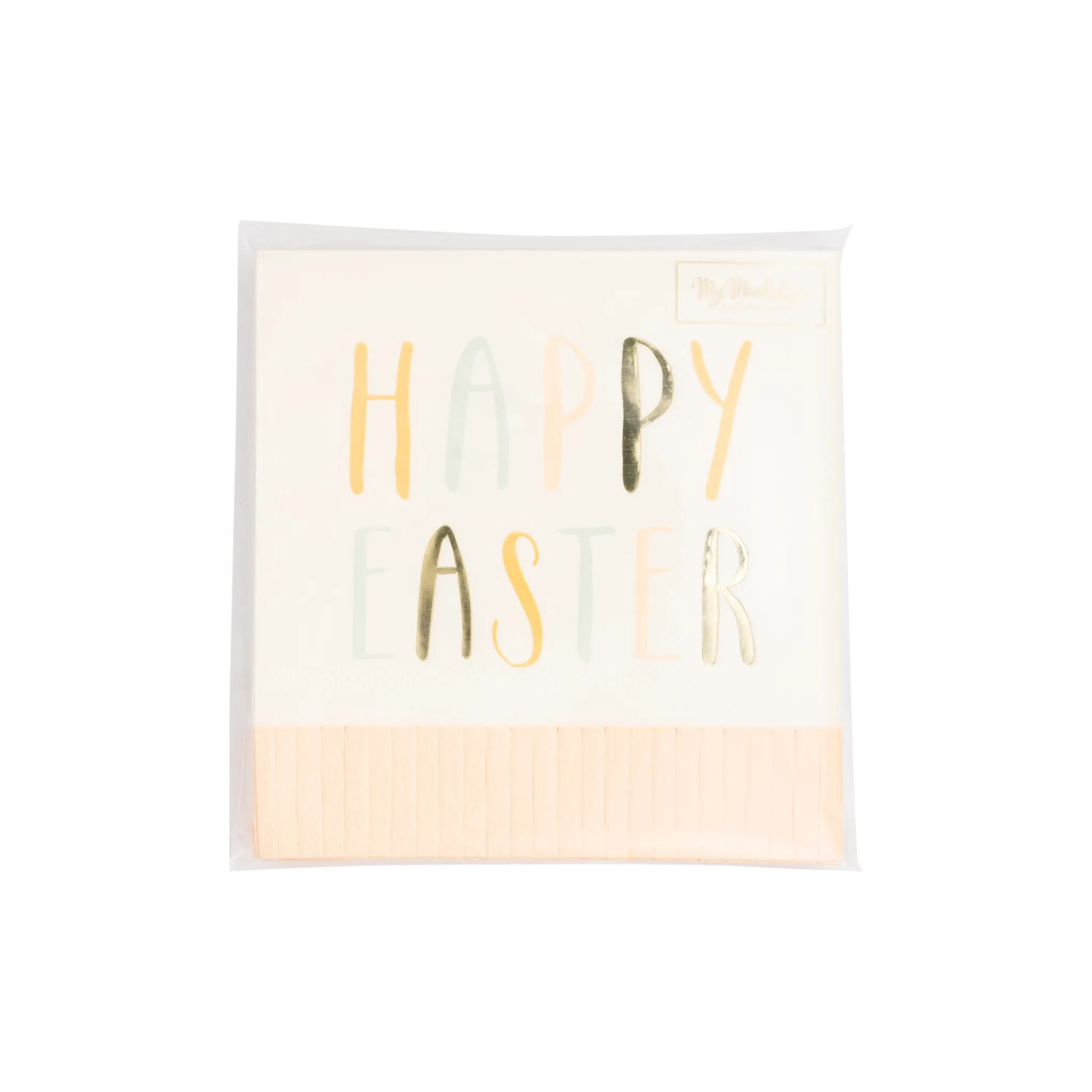 EAS1039 - Happy Easter Paper Cocktail Napkin