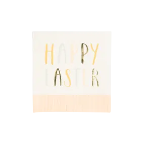 EAS1039 - Happy Easter Paper Cocktail Napkin