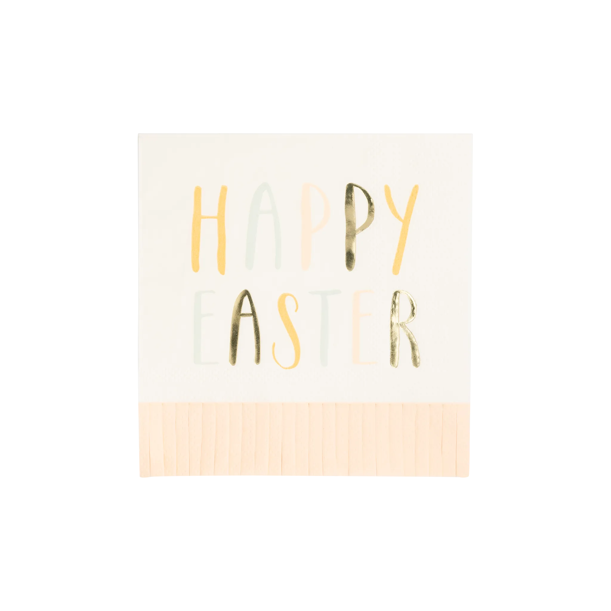 EAS1039 - Happy Easter Paper Cocktail Napkin