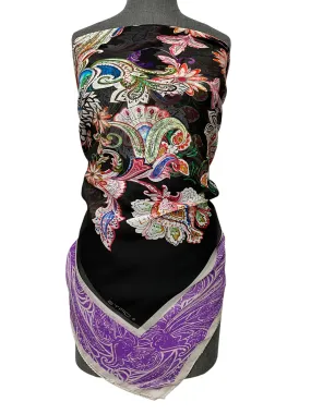 ETRO Silk Chiffon Shawl Scarf
