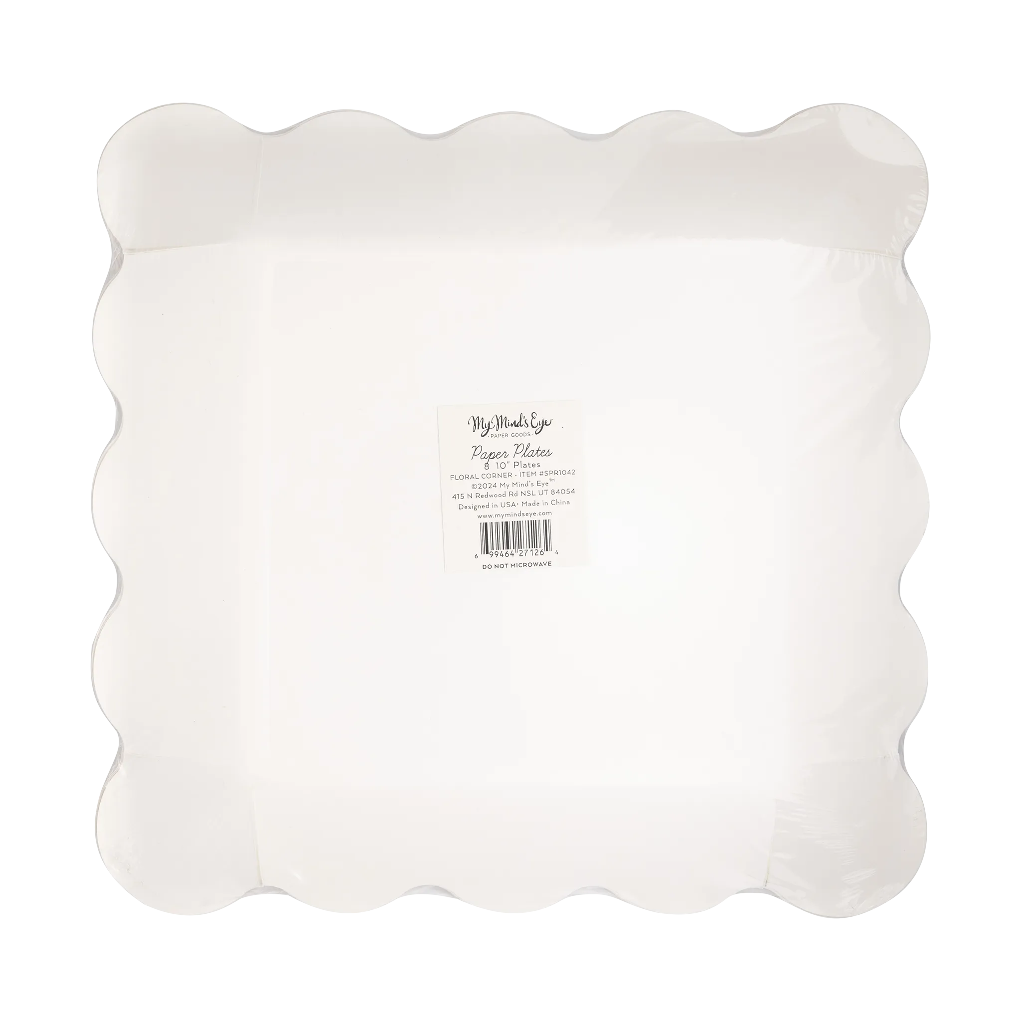Floral Corner Plate