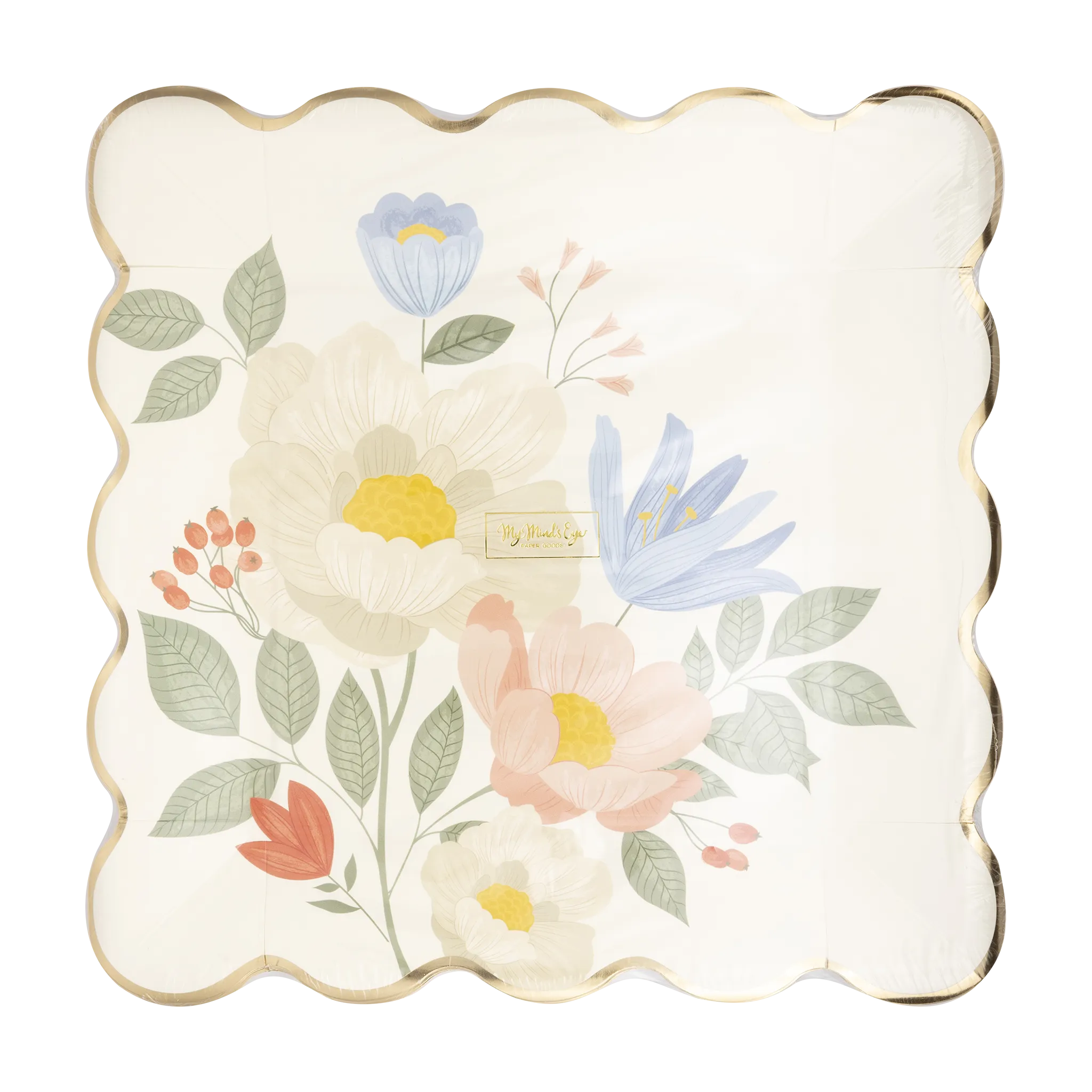 Floral Corner Plate