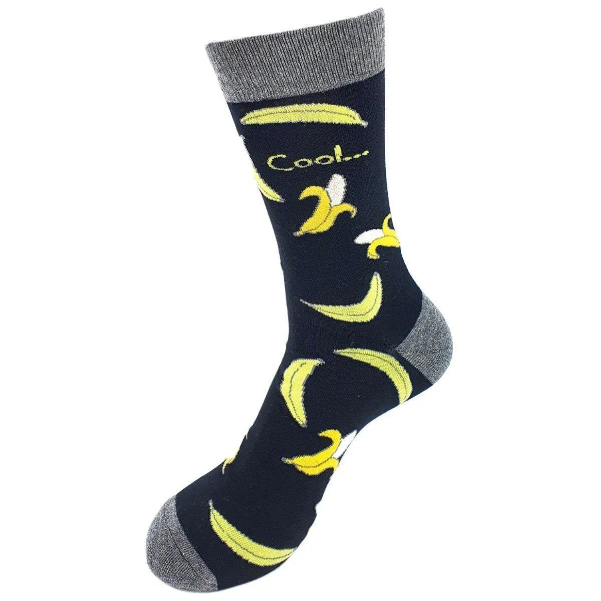 Fruit Socks Banana | Black