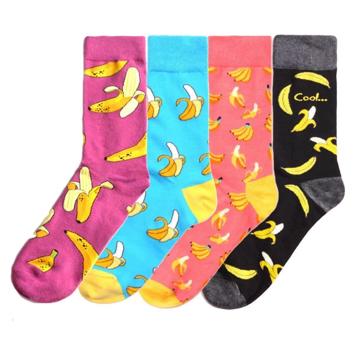 Fruit Socks Banana | Black