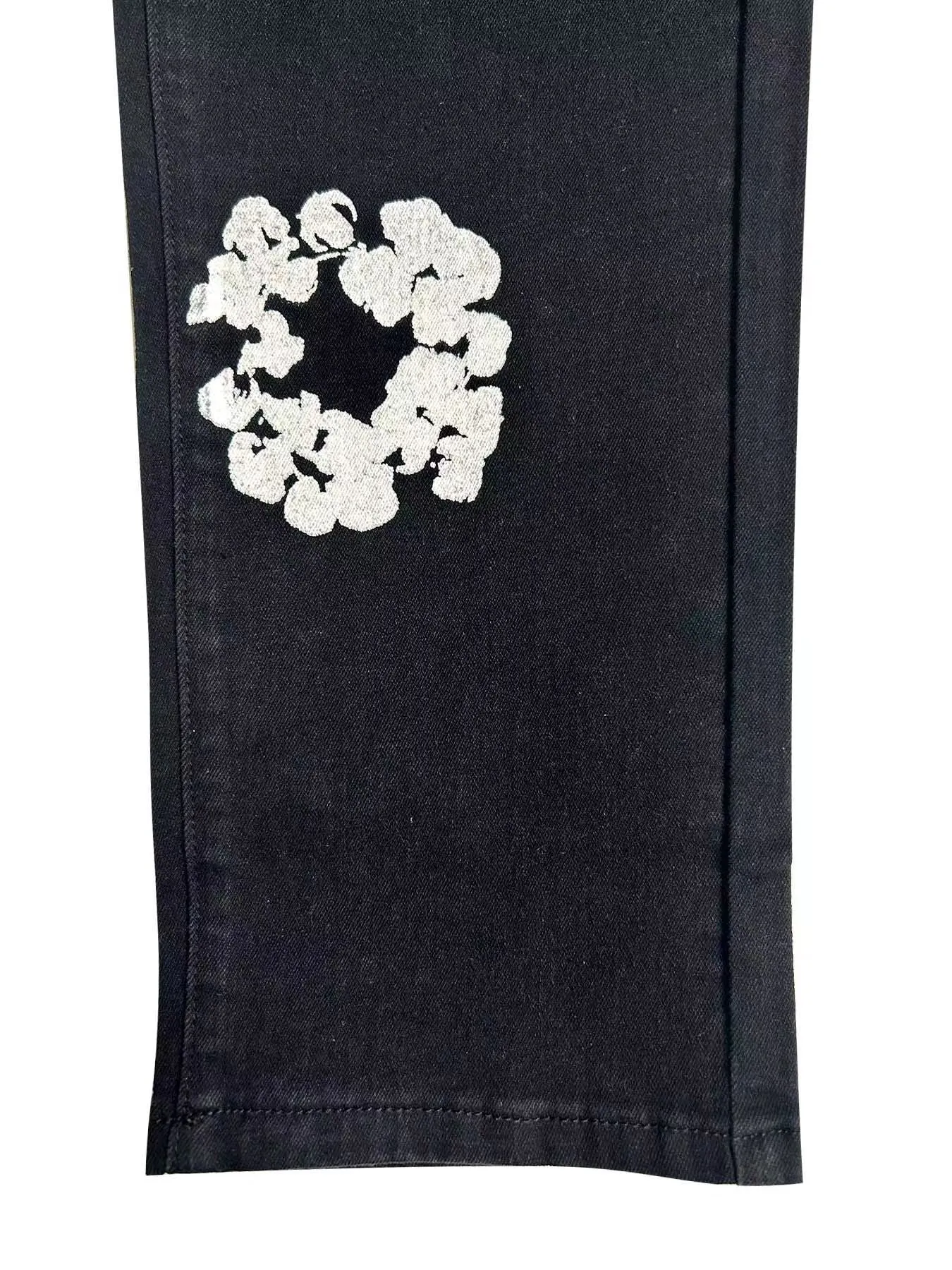 MALYBGG Introducing Cotton Flower Print Jeans 23123LY