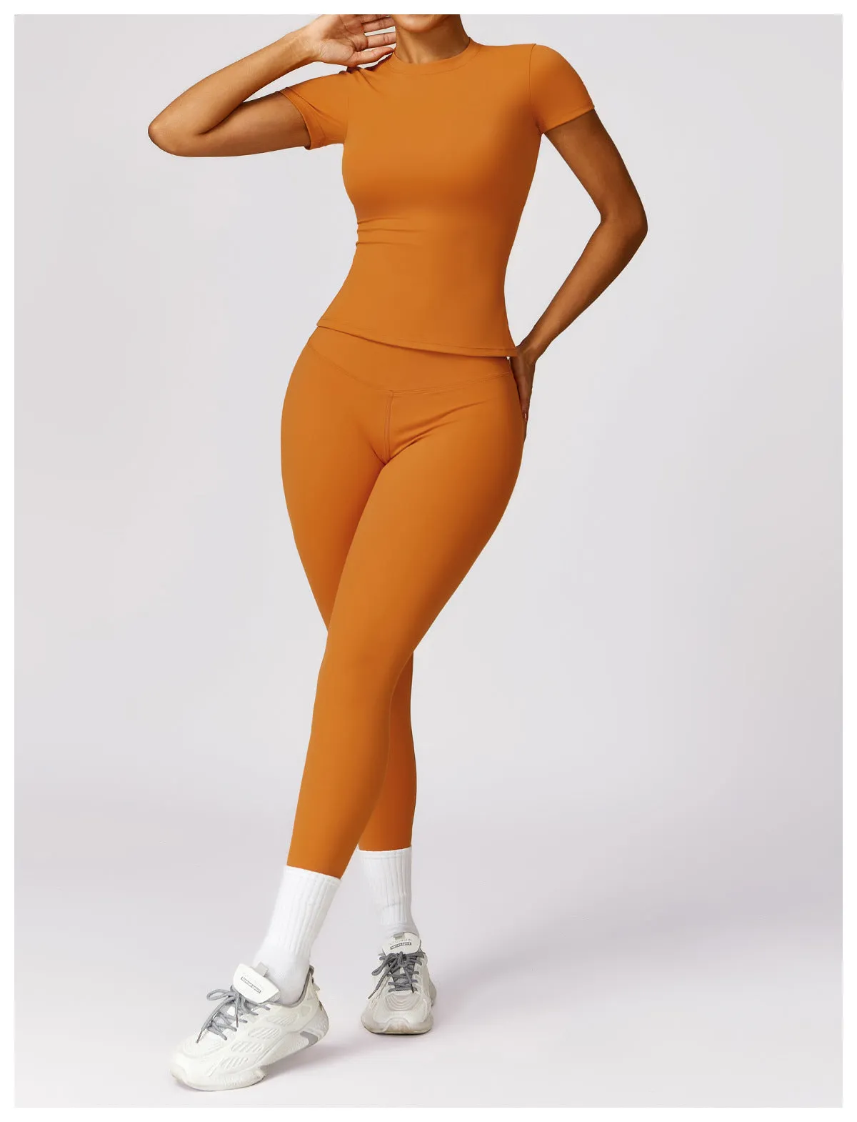 MALYBGG Long Sleeve Zip-Up Compression Set 8455LY
