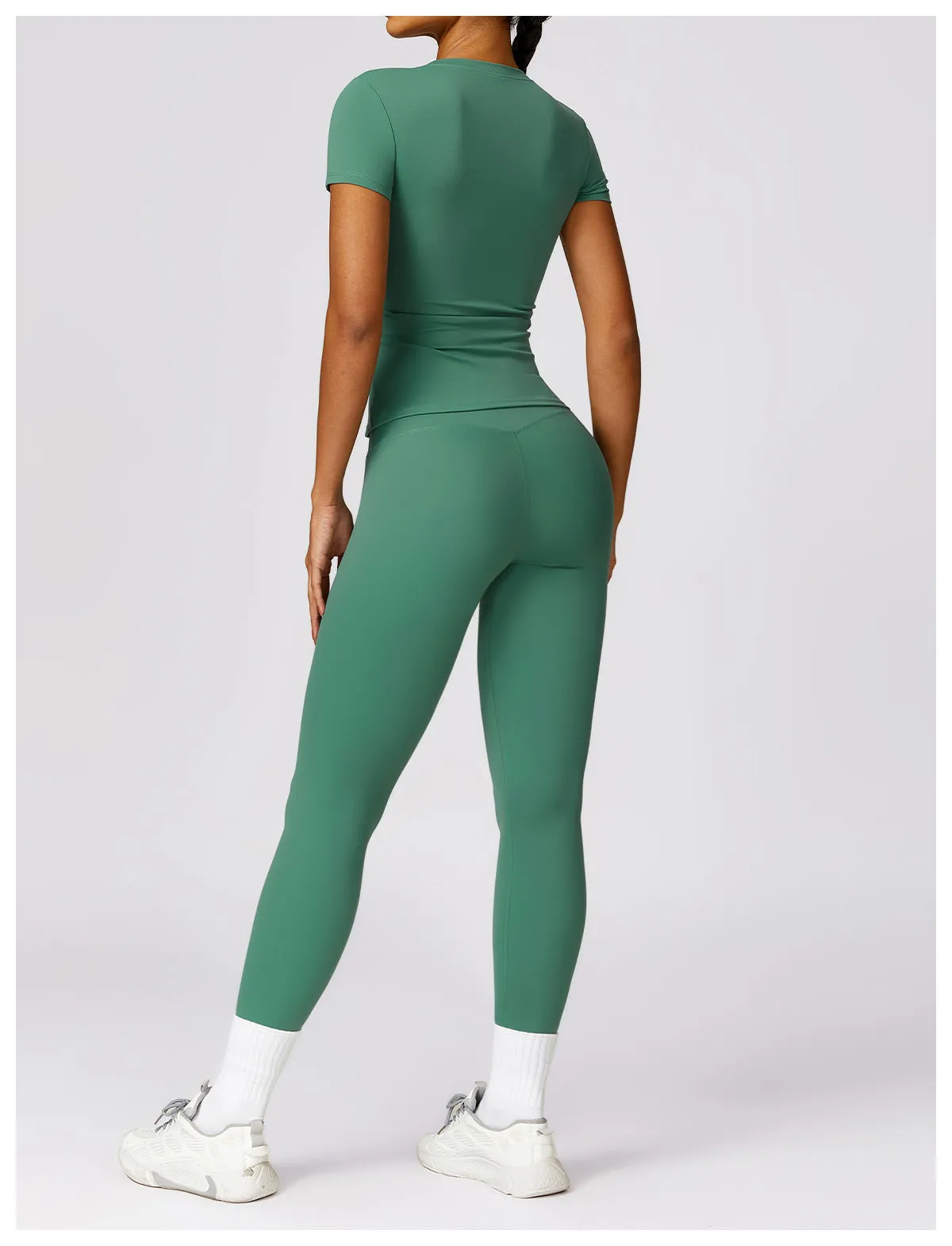 MALYBGG Long Sleeve Zip-Up Compression Set 8455LY