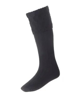 Men's Kilt Socks - Charcoal Grey
