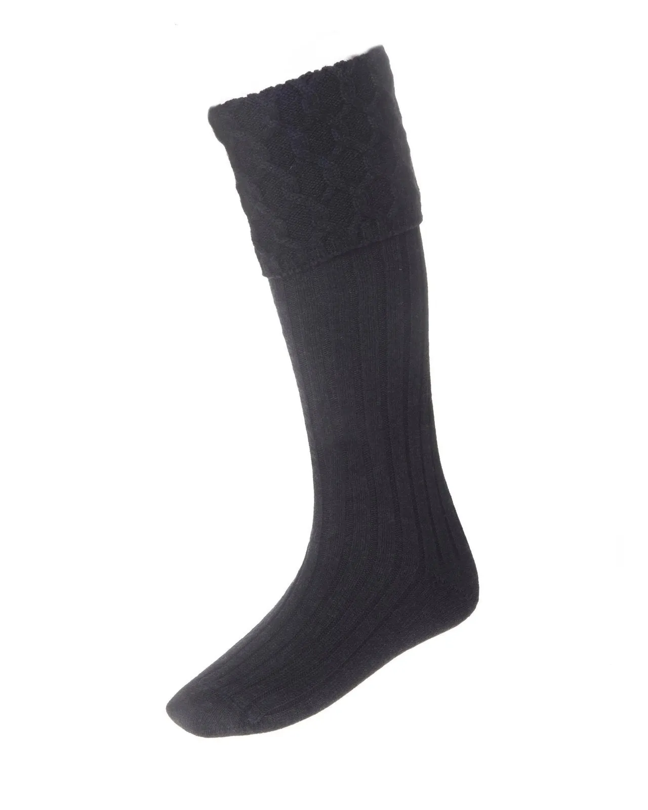 Men's Kilt Socks - Charcoal Grey
