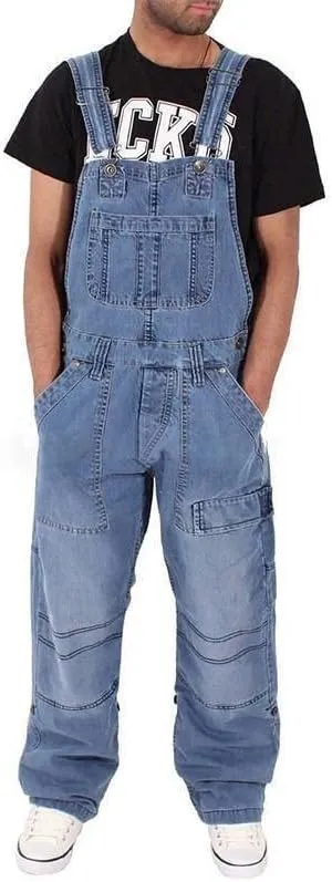 Men's Relaxed Jumpsuit Liberty Rigid Denim Bib Overall Relaxed Fit Duck Bib Overall Premium Insulated Duck