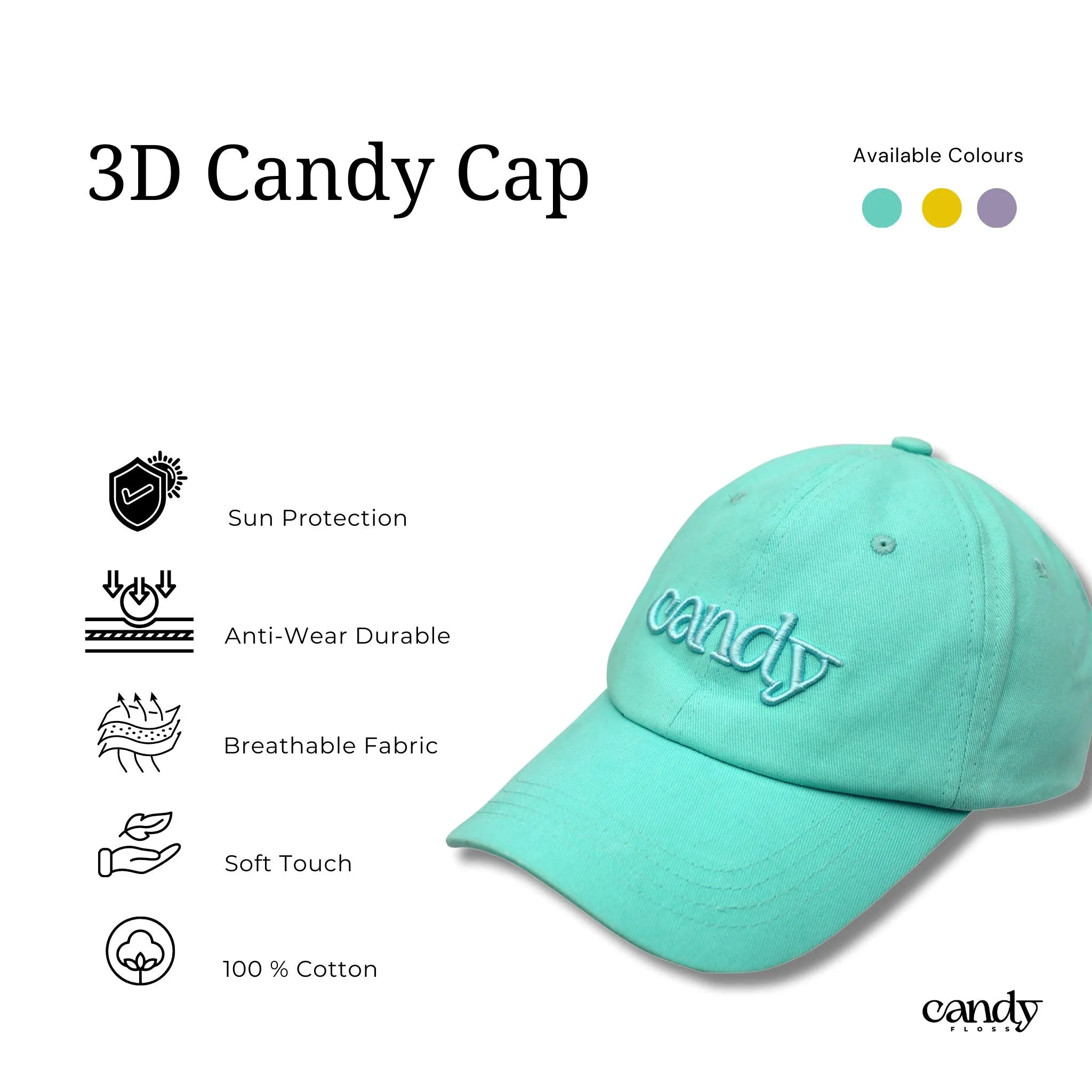 Minty Fresh : The Candy Special Baseball Cap