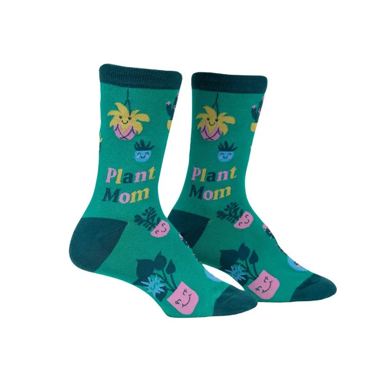 Plant Mom Women's Crew Socks