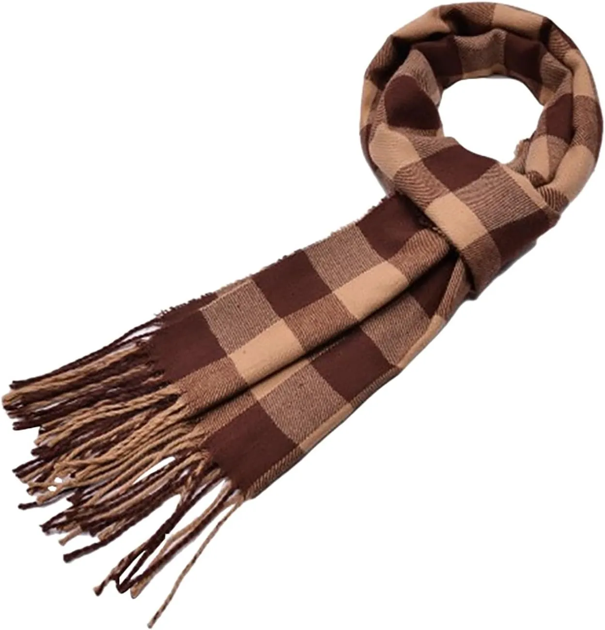 Scarf For Men Women Cashmere Neck Scarf Plaid Winter Scarf Fall Softest Classic Warm Christmas Gifts for Women