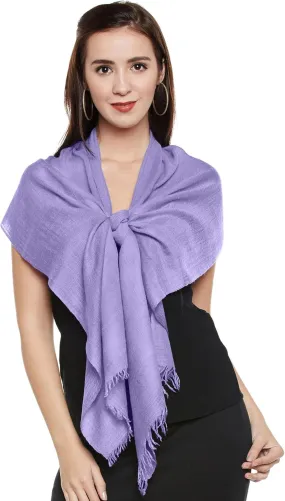 Scarf/Shawl- Pashmina Scarf from Cashmere Pashmina Group (Lavender)