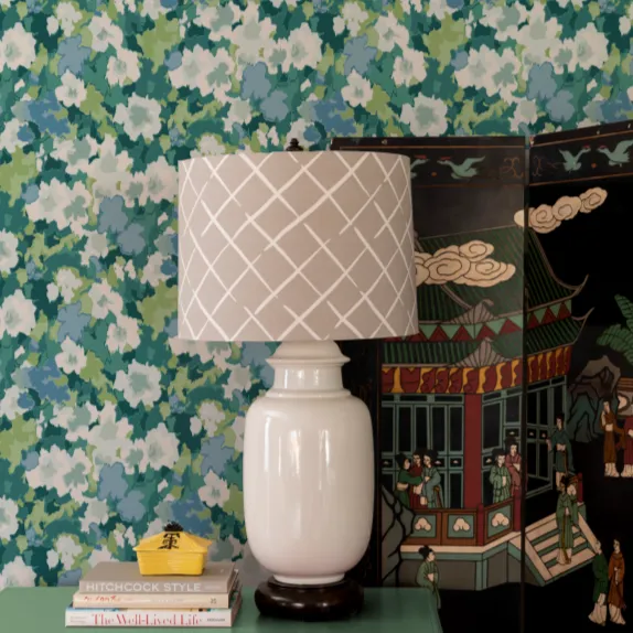 Sissinghurst Barbados Green Wallpaper