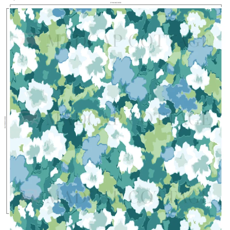 Sissinghurst Barbados Green Wallpaper