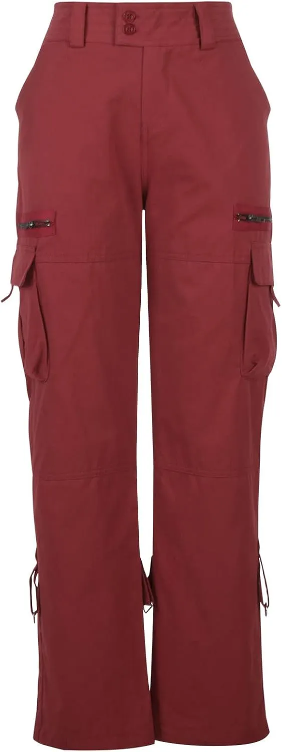 SMIDOW Womens Baggy Cargo Pants Low Rise Loose Casual Parachute Pants Relaxed Fit Straight Wide Leg Trouser