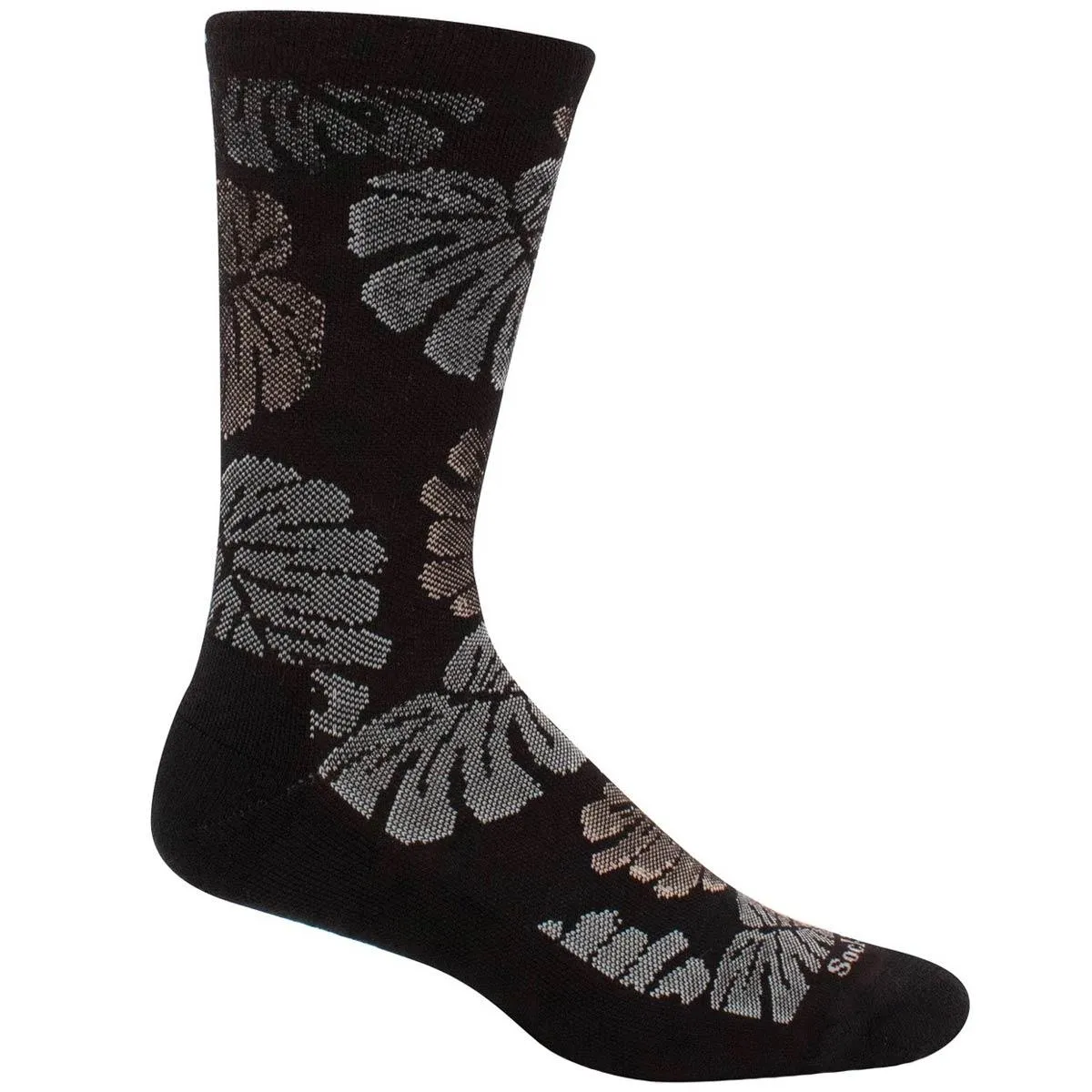 Sockwell Women's Socks - Leafy Graduated Compression, Black, M/L | SW105W-900-ML