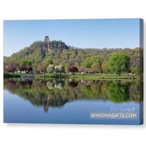 Spring Sugarloaf With Reflections - Canvas Print