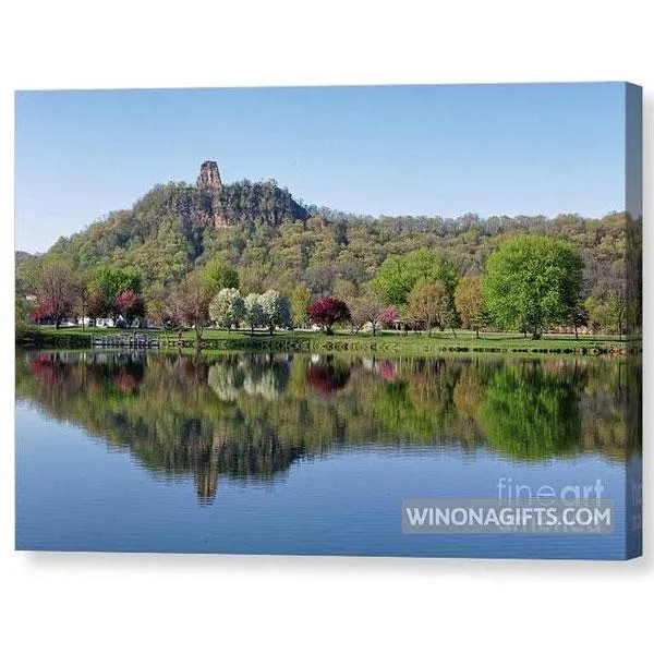 Spring Sugarloaf With Reflections - Canvas Print