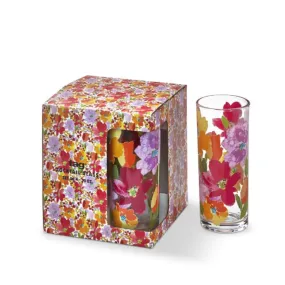 springtime drinks glass set of 4 - multi