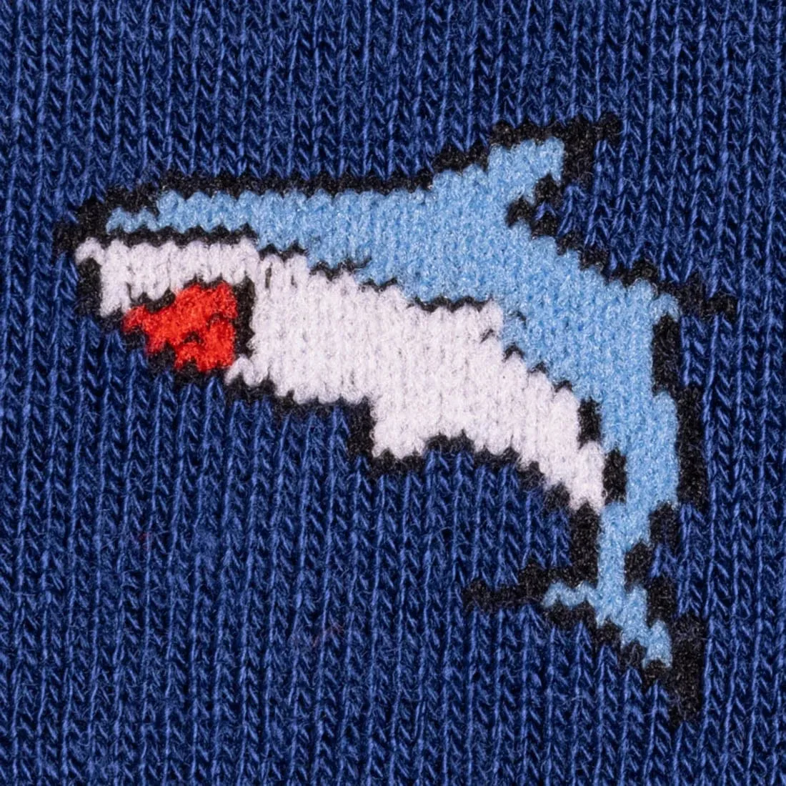 Swole Panda Blue Shark Bamboo Socks