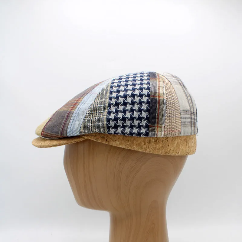 The Cork All Around Patchwork Cap by Hologramme Paris