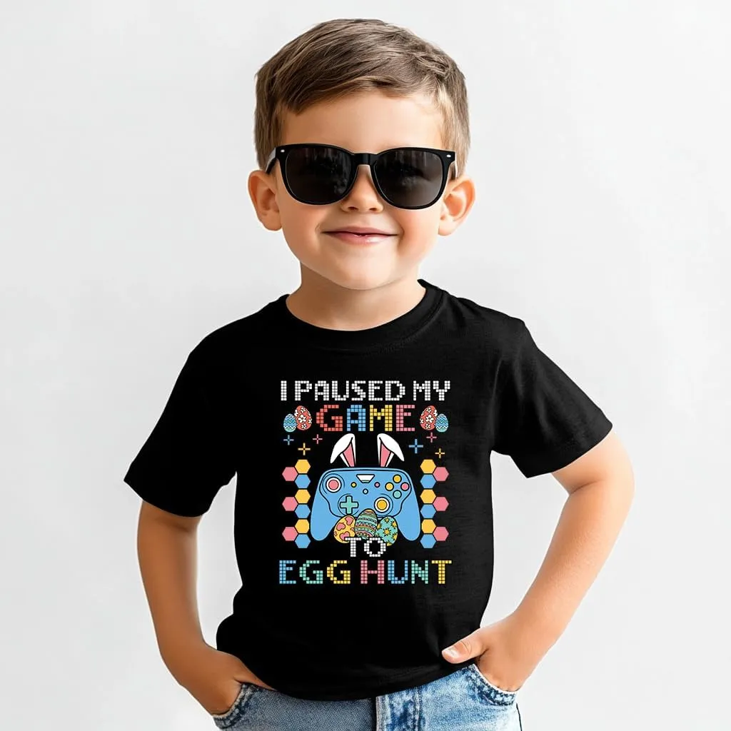 Toddler Shirts for Boys Grils Kids,Short-Sleeve Kids' Easter Shirts – Fun & Cute Designs Easter Shirt, 2-6T