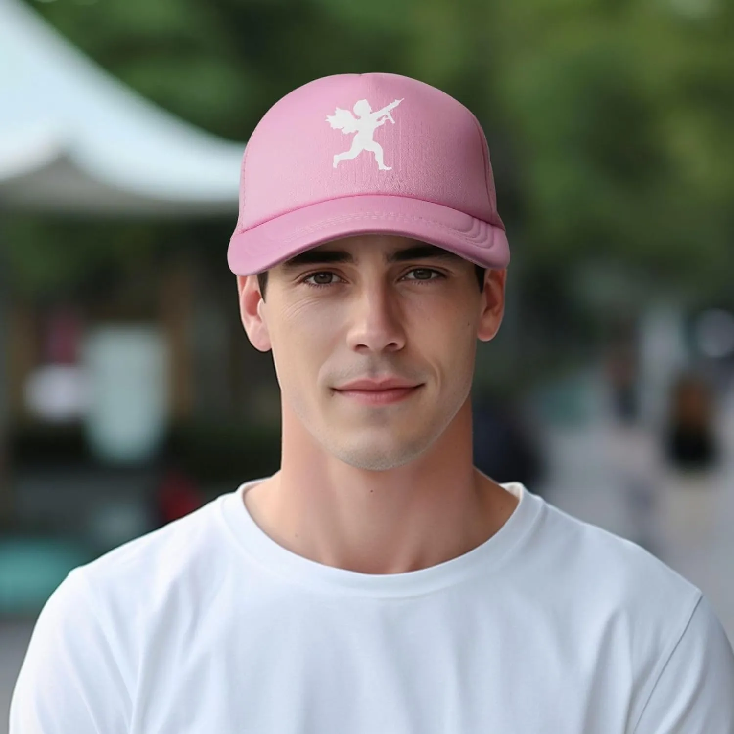 Vanilla Ice Cupid Logo,Baseball Caps Canvas Mesh Back Caps Trucker Caps