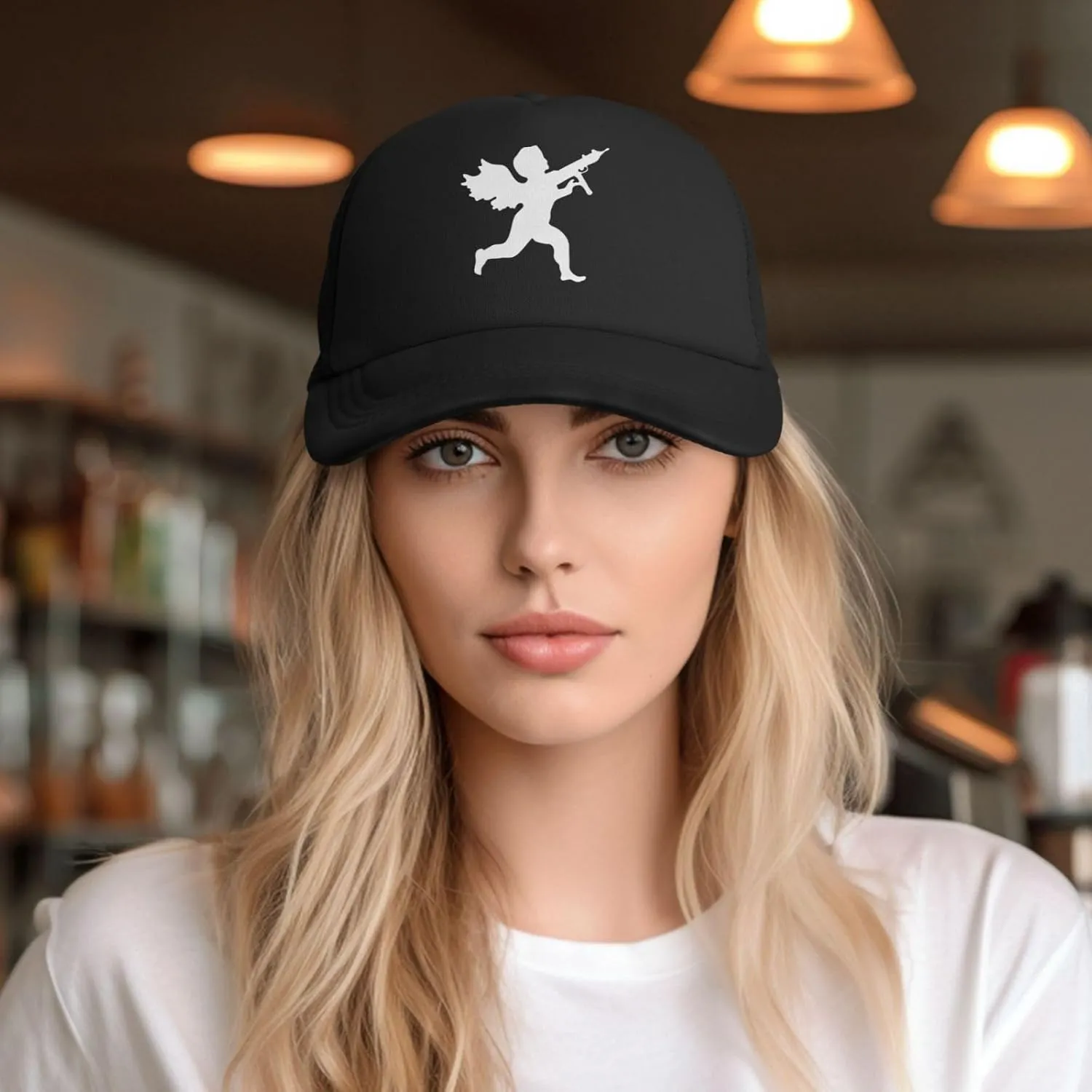 Vanilla Ice Cupid Logo,Baseball Caps Canvas Mesh Back Caps Trucker Caps