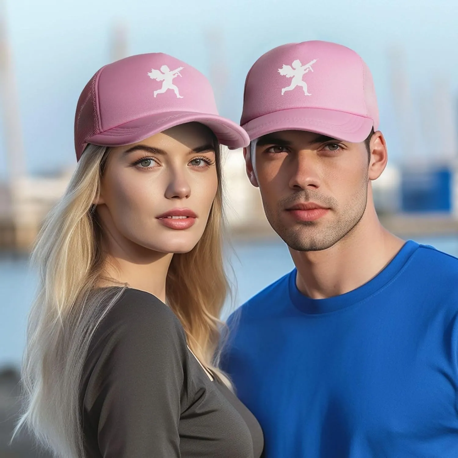 Vanilla Ice Cupid Logo,Baseball Caps Canvas Mesh Back Caps Trucker Caps