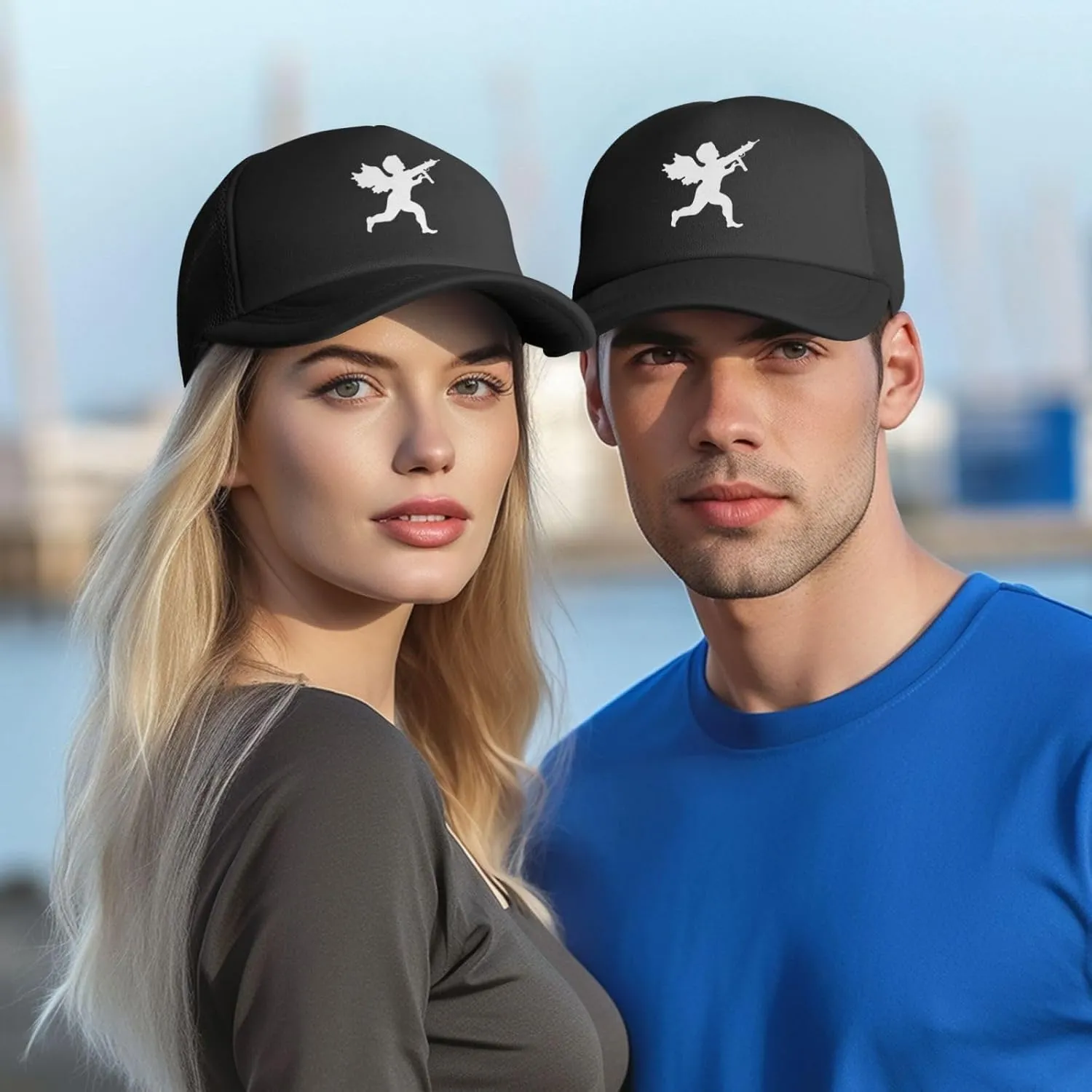 Vanilla Ice Cupid Logo,Baseball Caps Canvas Mesh Back Caps Trucker Caps