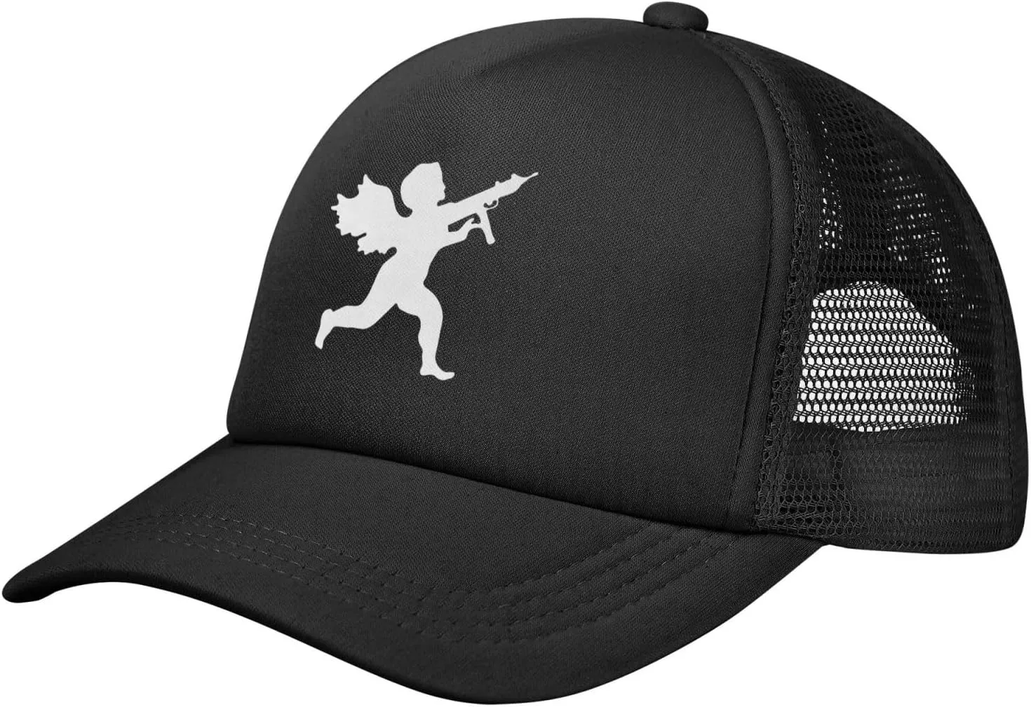 Vanilla Ice Cupid Logo,Baseball Caps Canvas Mesh Back Caps Trucker Caps