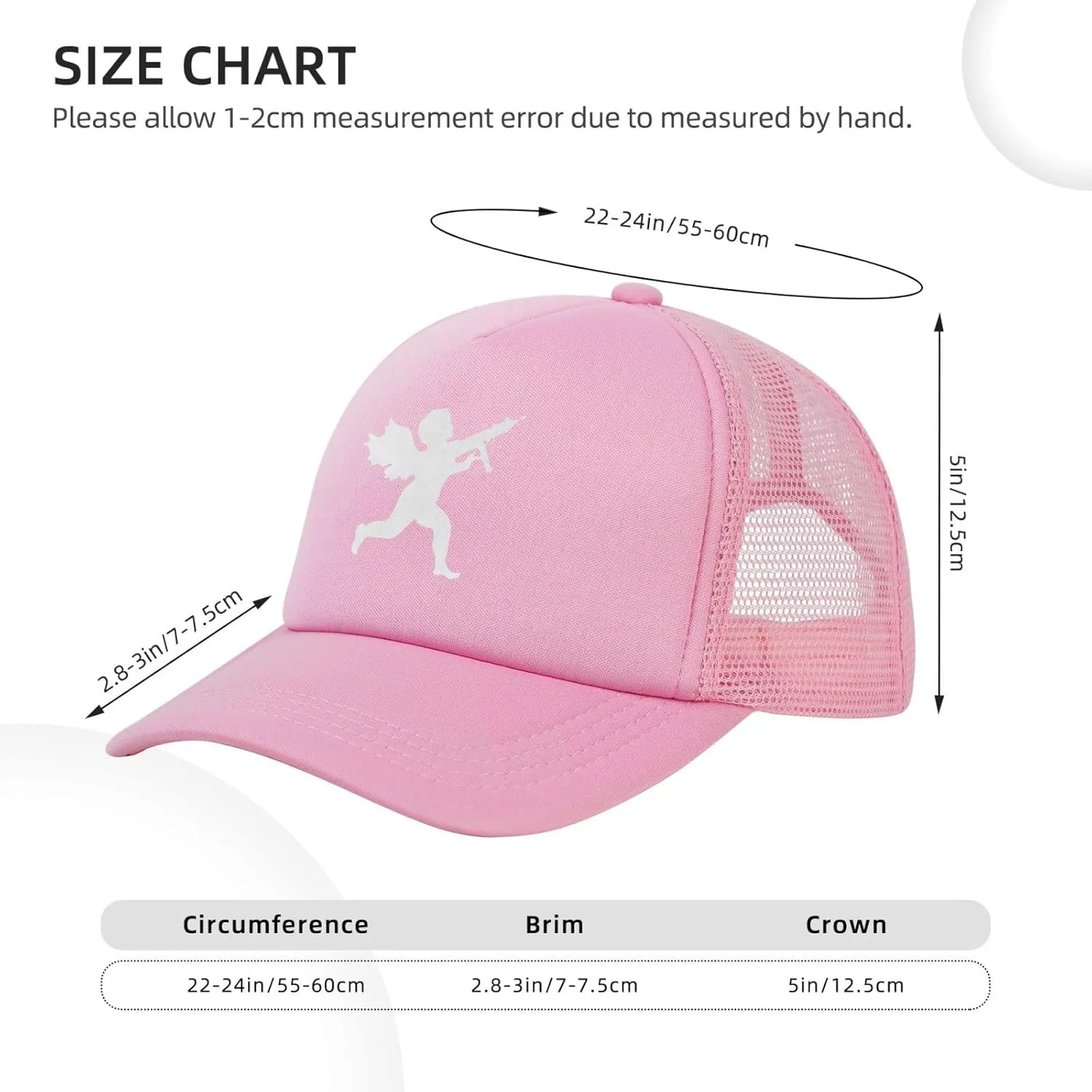 Vanilla Ice Cupid Logo,Baseball Caps Canvas Mesh Back Caps Trucker Caps