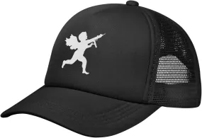 Vanilla Ice Cupid Logo,Baseball Caps Canvas Mesh Back Caps Trucker Caps