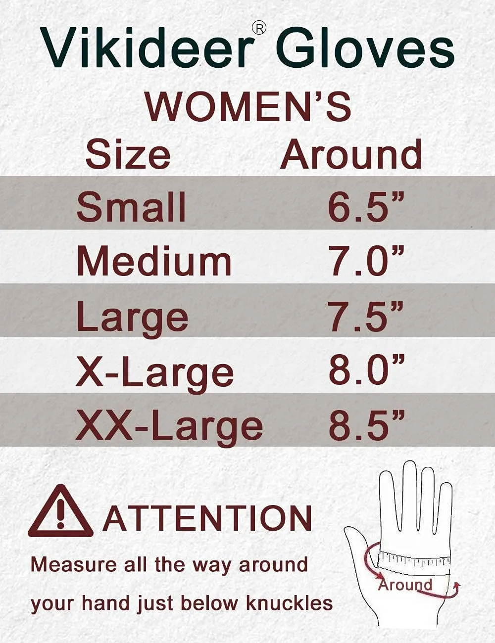 VIKIDEER Long Genuine Leather Gloves for Women Full Touchscreen Winter Warm Lined Elegant Type