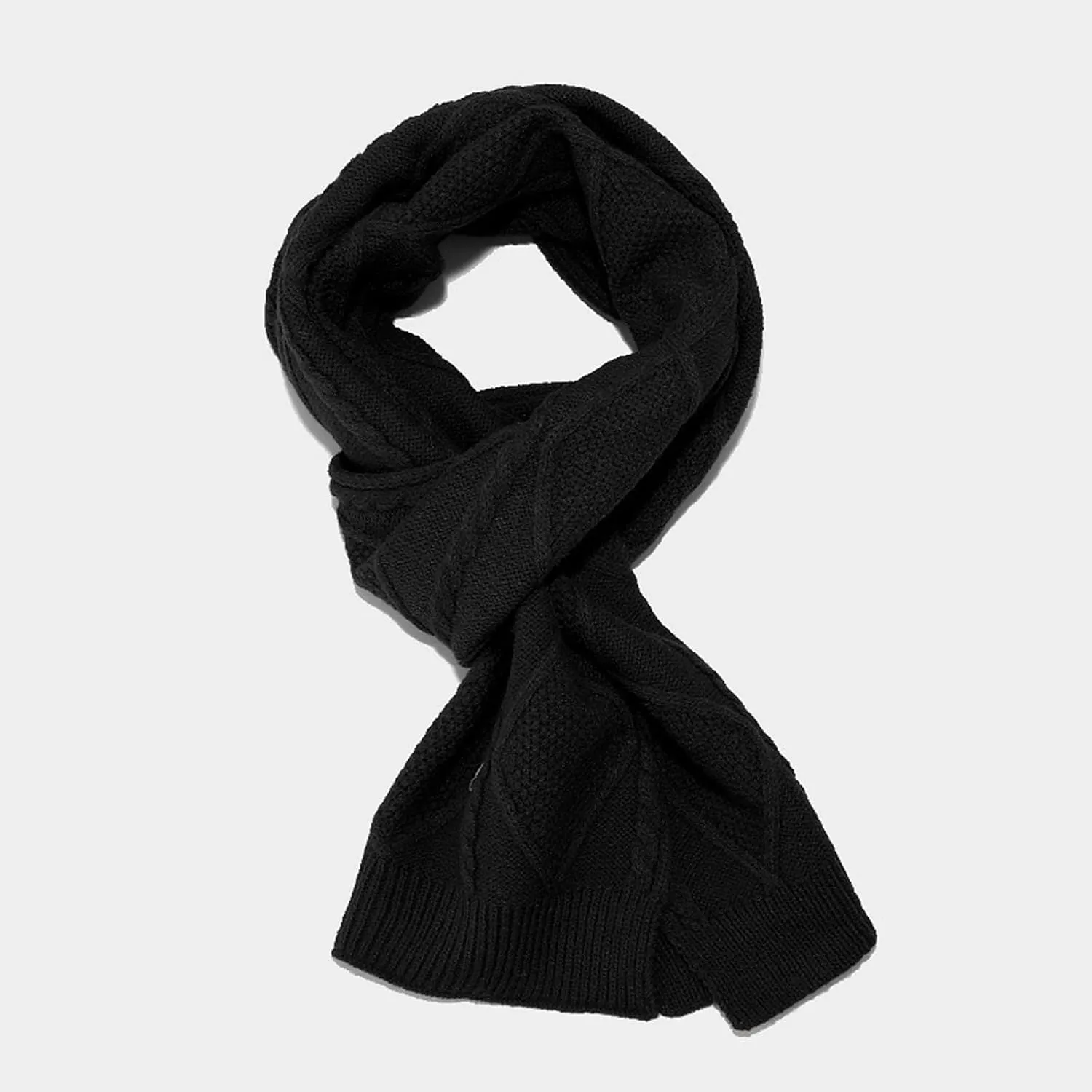 Women Mens Winter Hat Neck Scarf Touchscreen Gloves Slouchy Beanie Snow Warmer Knit Skull Cap Mittens Thick Scarves